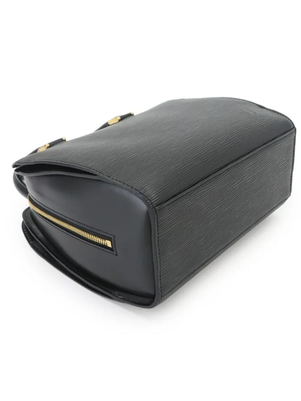 Louis Vuitton Epi Pont Neuf Hand Bag Leather Noir Gold